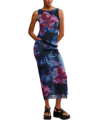 Sunset Mesh Maxi Skirt