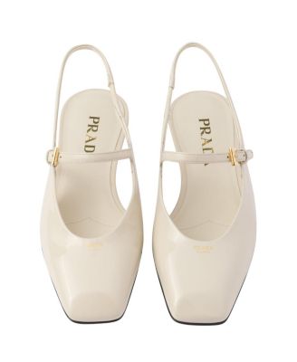  Women's Patent Leather Slingback Ballerinas