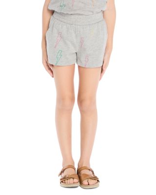 Girls' Neon Bolts Print Shorts - Little Kid, Big Kid