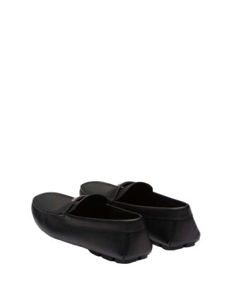 Men's Saffiano Leather Driver Loafers