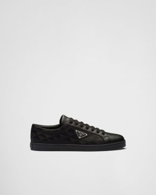 Men's Leather and Re-Nylon Sneakers
