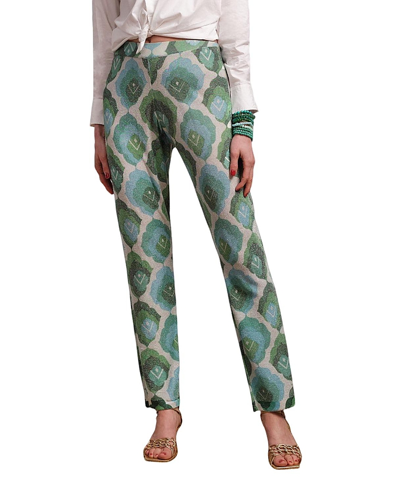 FRANCES VALENTINE ROBBIE GRAPHIC LEAF PANT