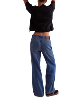 Stride Low Slung Wide Leg Jeans in Walk Away