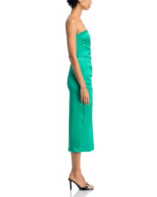 Keiky Satin Midi Dress