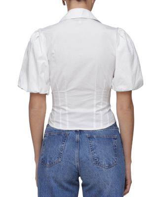  Button Front Corset Shirt 