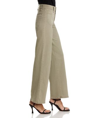 Le Slim Palazzo Mode High Rise Jeans in Thyme