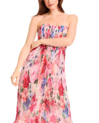Tovah Floral Pleated Dress