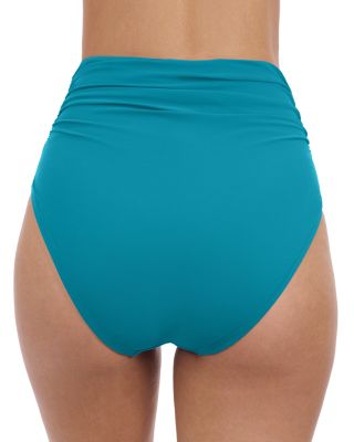 Shirred High Waist Bikini Bottom