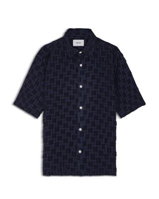 Freddy Relaxed Fit Jacquard Short Sleeve Shirt