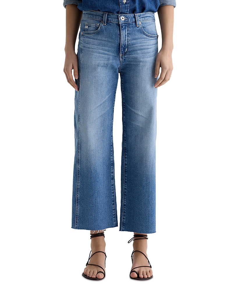 Ag Saige Wide Leg Crop Jeans in Roasartio