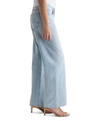 Adria Low Rise Wide Leg Jeans in Sunfaded