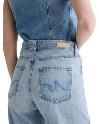 Brinley Mid Rise Straight Crop Jeans in Carpinteria