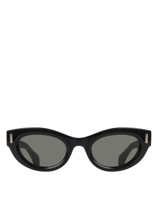Rivet Cat Eye Sunglasses, 49mm