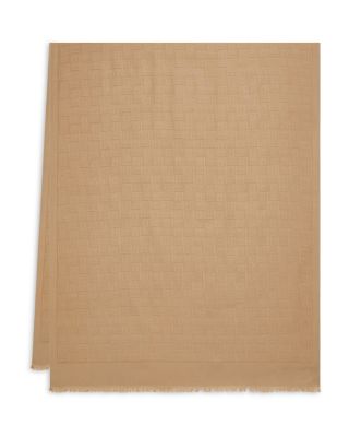 Safari Monogram Silk & Wool Scarf