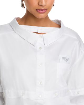 Multi Button Broken Shirt