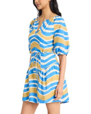 Puff Sleeve Mini Dress