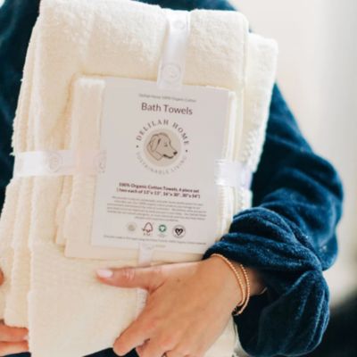 Organic Cotton Towels, Set of 3