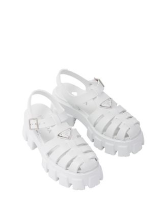  Women's Rubber Monolith Sandals