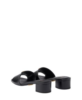 Women's Saffiano Patent Leather Sandals