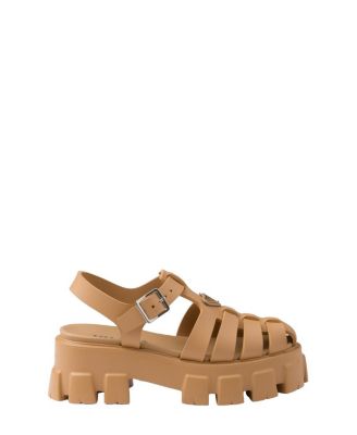  Women's Rubber Monolith Sandals