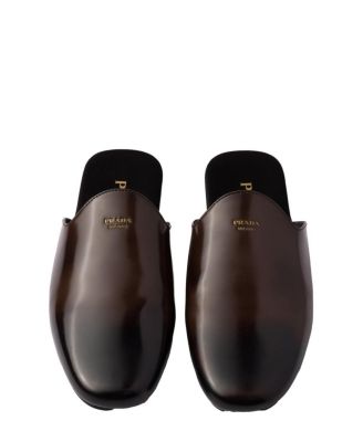 Women's Brushed Leather Mules