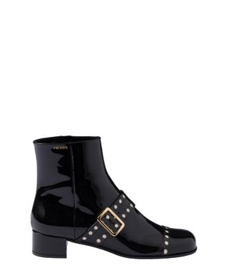  Women's Patent Leather Ankle Boots