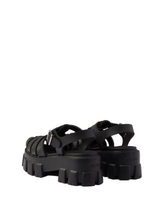  Women's Rubber Monolith Sandals