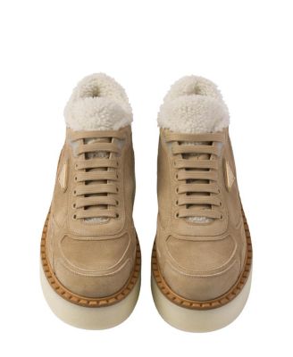 Women's Suede Mid-Top Sneakers