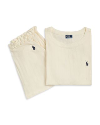 Gathered Waist Boxer Pajama Set