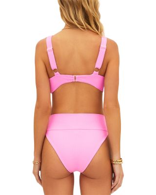 Sophia Ribbed Bikini Top & Highway Bikini Bottom