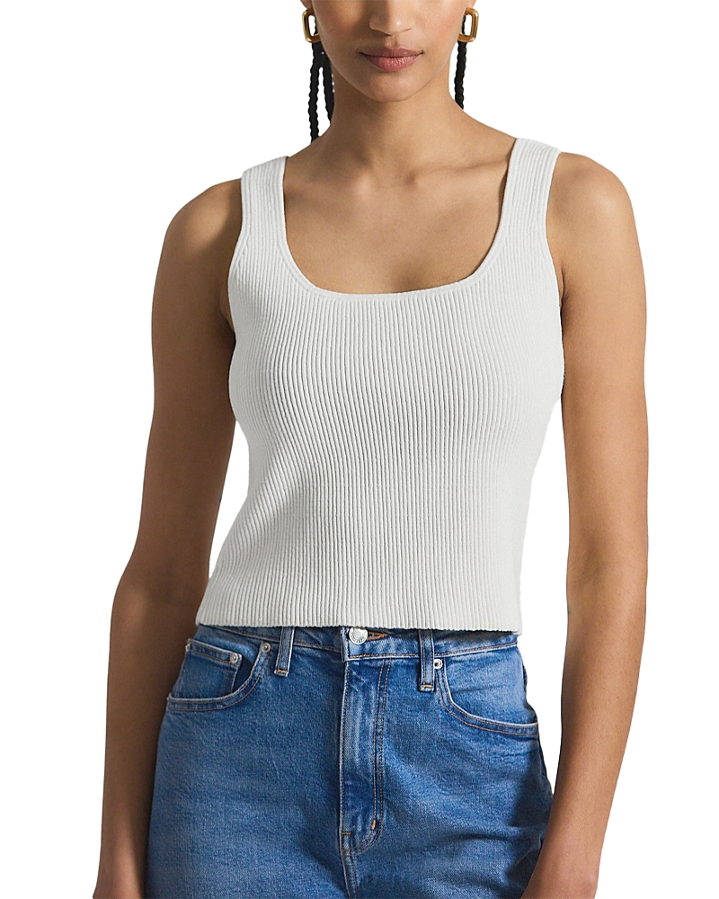 Derek Lam 10 Crosby Sain Ribbed Sweater Tank Top