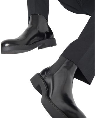 Men's Brushed Leather Chelsea Boots