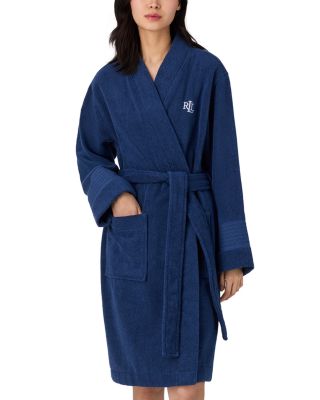 Ralph Lauren - Greenwich Belted Long Sleeve Short Robe