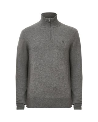 Kilburn Wool & Nylon Regular Fit Quarter Zip Sweater