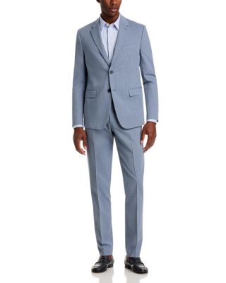 Mayer M&eacute;lange Solid Slim Fit Suit Pants in Soft Tailoring