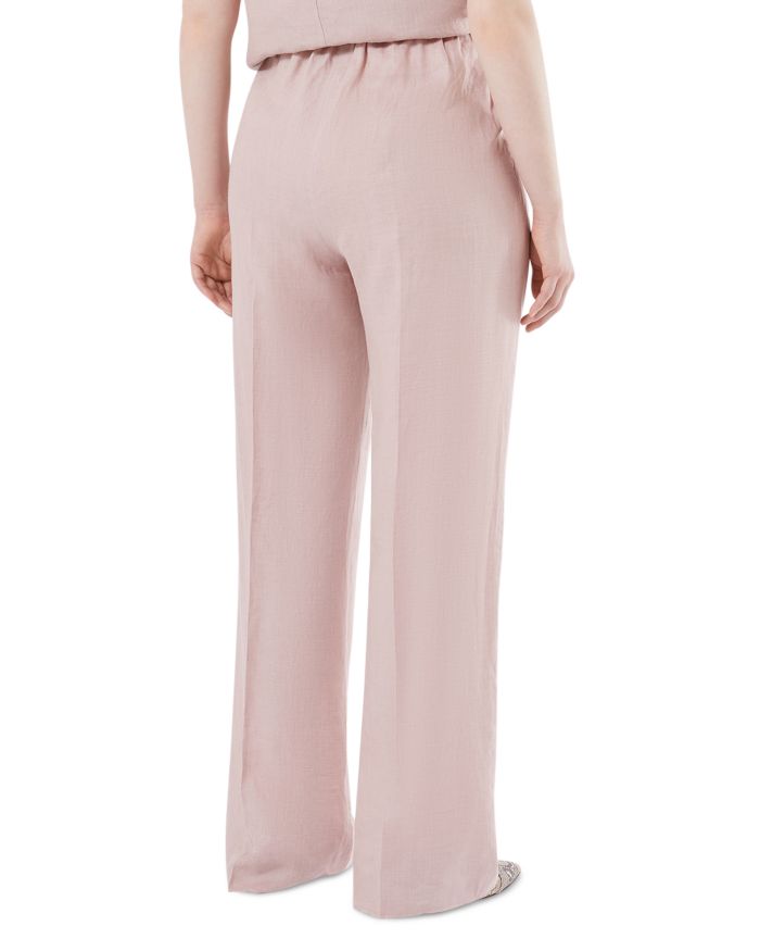 Uscita Linen Straight Leg Pants