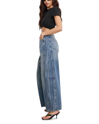 Good Extreme High Rise Barrel Jeans in Indigo966