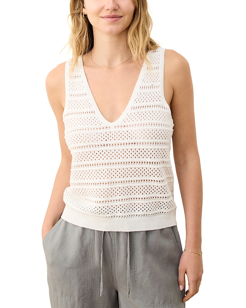 Marine Layer Finley Open Stitch Sweater Tank