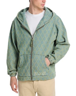 Pleasures - Diamond Jacquard Regular Fit Zip Hoodie