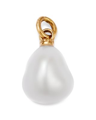 14K Yellow Gold Cultured Freshwater Pearl Pendant