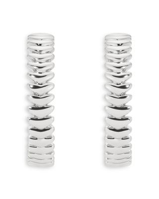 Metal Moderna Large Half Hoop Earrings