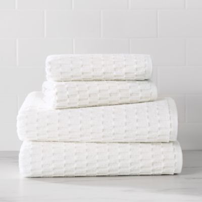 Metro Tile Quick Dry Bath & Hand Towel Set