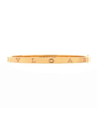 Pre-Owned Bvlgari - B.Zero1 Essential Hinge Bangle Bracelet 18K Rose Gold