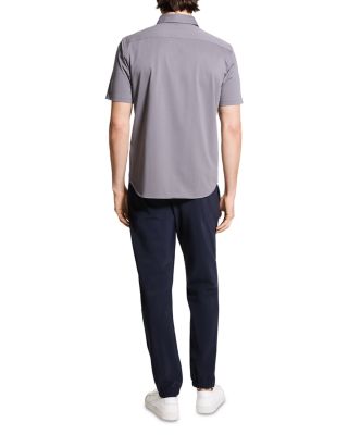 Irving Short-Sleeve Shirt in Structure Knit