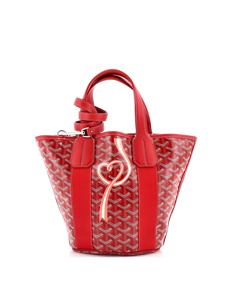 Shop Pre-owned Goyard Goyard Pm Belharra Tote Printed Coated Canvas