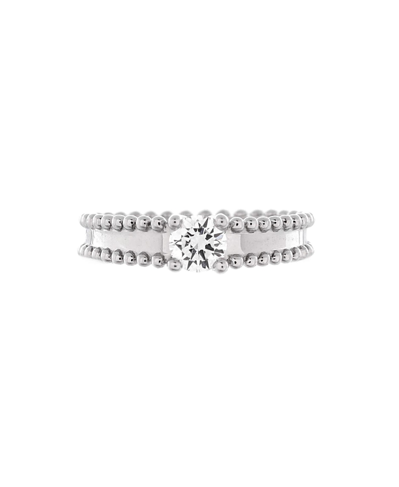 Pre-owned Pre-owned Van Cleef & Arpels Van Cleef & Arpels 0.32ct Estelle Solitaire Ring Platinum With Rbc Diamond G/vvs1