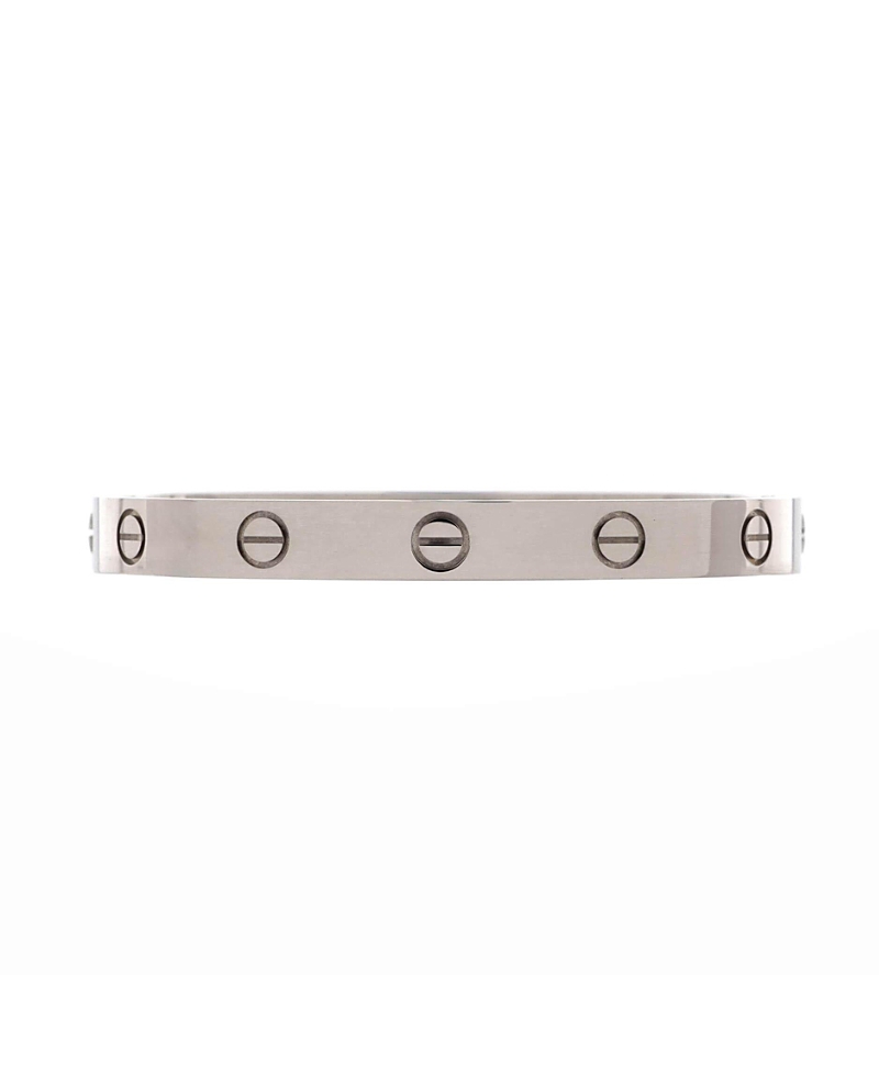 Pre-owned Pre-owned Cartier Cartier Love Bracelet 18k White Gold