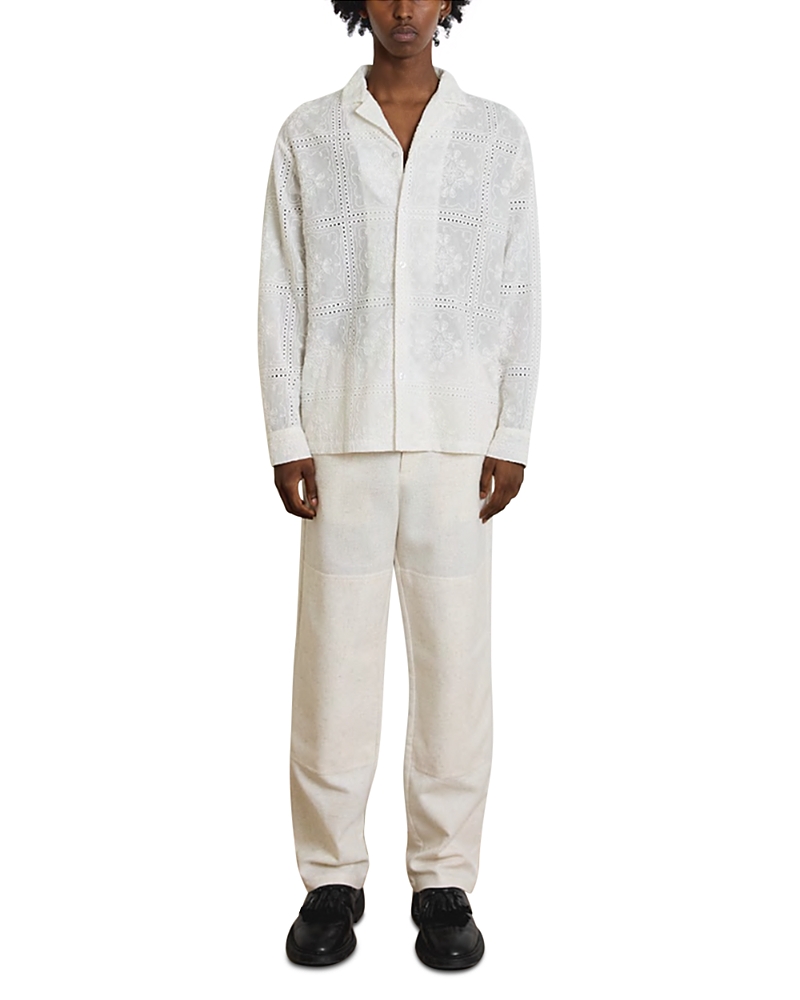 Krost Montauk Embroidered Long Sleeve Shirt