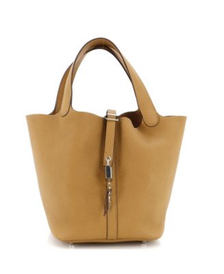 Pre-Owned HERMÈS - MM Picotin Lock Bag Clemence