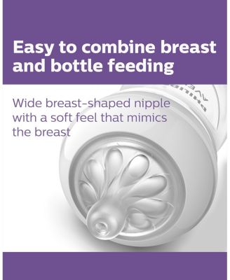 Natural Baby Bottle with Natural Response Nipple Newborn Baby Gift Set